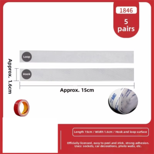 3M | Dual-Sided High-Strength Adhesive Water-Resistant Windproof Velcro