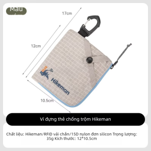 HIKEMAN | Ví Đựng Tài Liệu Chống Trộm RFID Không Thấm Nước