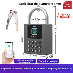 elinksmart | Fingerprint Password Waterproof Outdoor Lock
