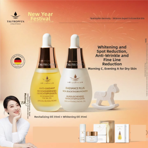 TAUTROPFEN | Whitening Anti-Wrinkle Vitamin C & A Essence Oil Set