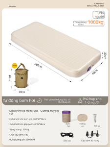The Primitive | Đệm Khí Tự Động Bơm Hơi Di Động