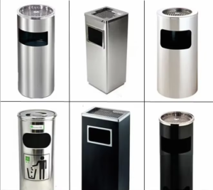 forsso | Round Lid Pedestal Waste Bin