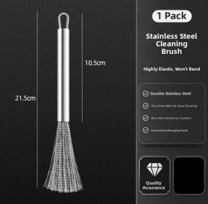 Oil Removal Long Handle Kitchen Steel Wire Brush