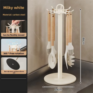 MOSHANG | Rotatable Spoon and Spatula Organizer Kitchen Storage Rack