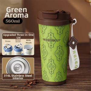 RELEA | Smart Straw Thermal Ceramic Cup Portable