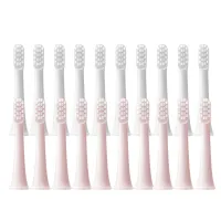 10PCS Replaceable For XIAOMI MIJIA T100 Brush Heads Sonic Electric Toothbrush Soft DuPont Bristle Brush Vacuum Refills Nozzles