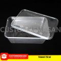 Thinwall 750 ml, Lunch Box Plastik, Food Container, Wadah Makanan, Kemasan Plastik. 