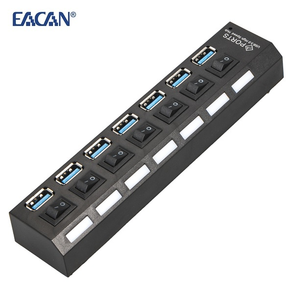 USB 3.0 Hubport 7x USB port On Off Switch | Lazada Indonesia