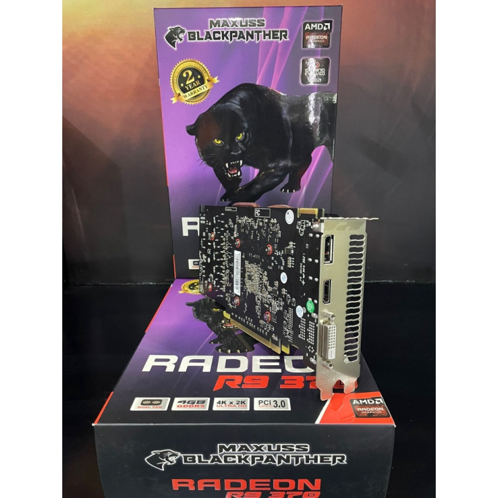 VGA Black Panther Radeon R9 370 4GB DDR5 256Bit VGA GAMING ORI Vga