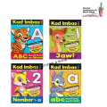 KAD IMBAS ABJAD JAWI NUMBER FLASH CARD FOR KIDS LEARNING (TULIS DAN PADAM). 