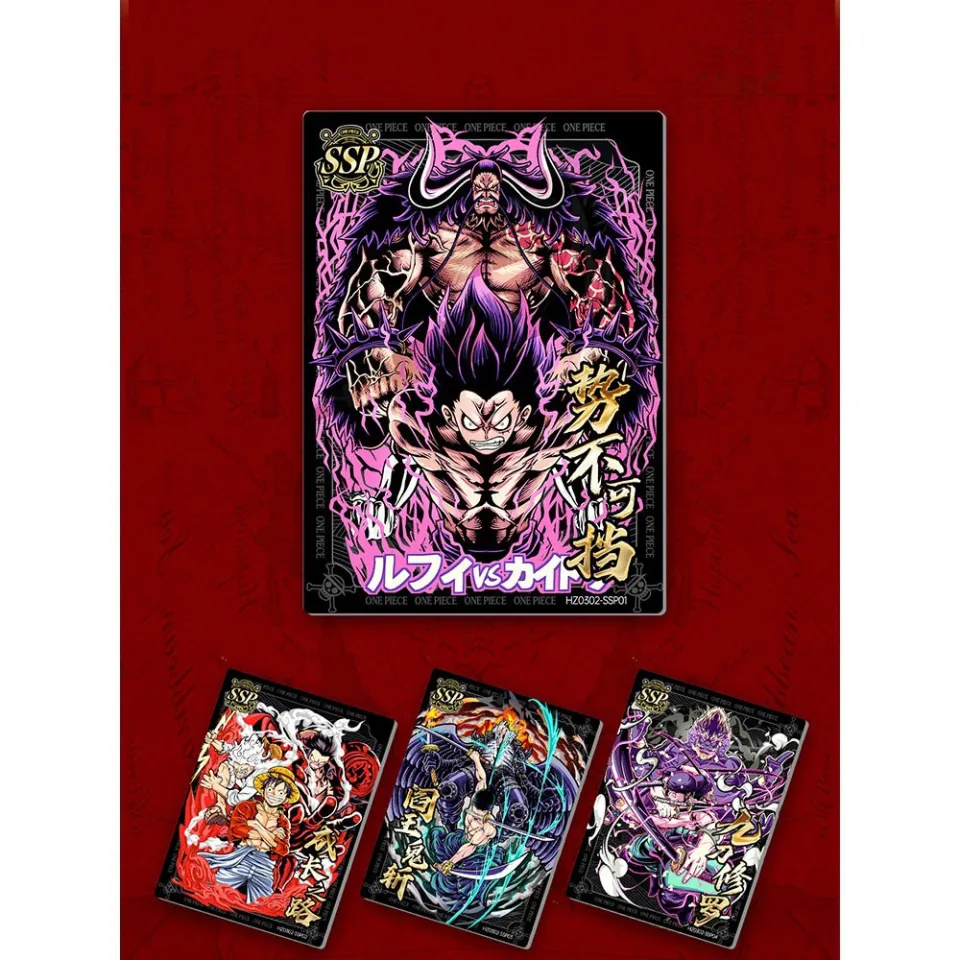 ULEEK 90 One Piece Thick Card Luffy Sanji Boa SSP/CP/UR Anime