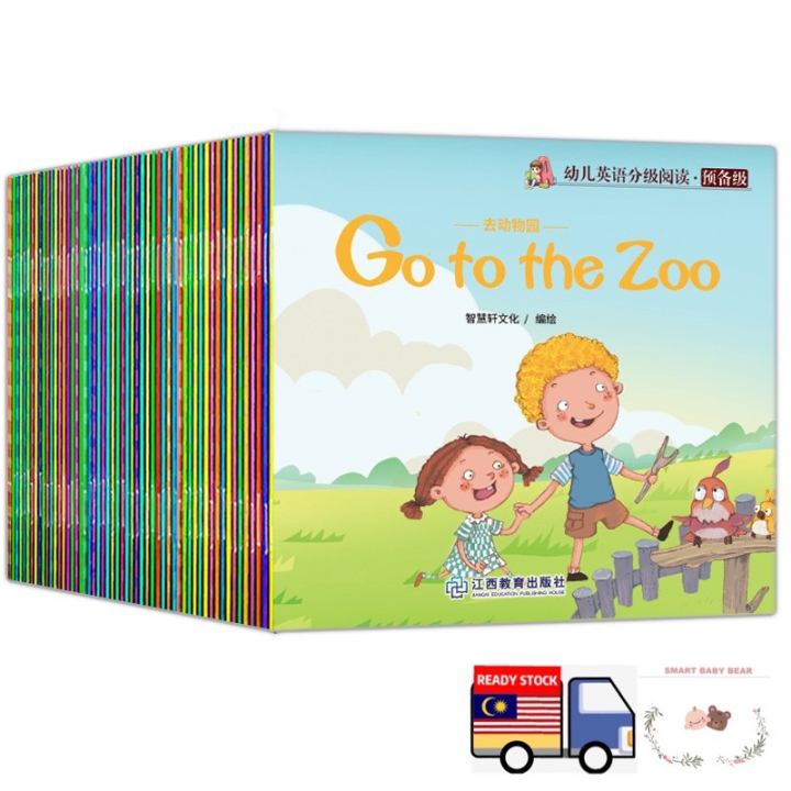 READY STOCK 60 Books Set English Story Book for Kids Learning Buku ...