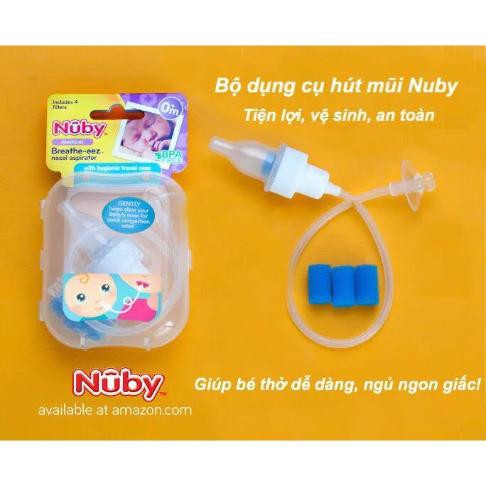 Bộ dụng cụ hút mũi Nuby