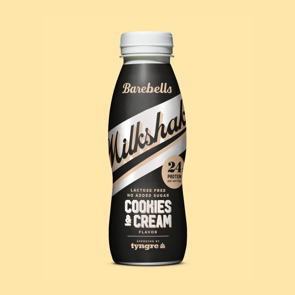 Pack 8x Batidos de Proteínas 330ML  Sabor Cookies & Cream  Alto Contenido de Proteína  Sin Azúcares Añadidos  Barebells - 1