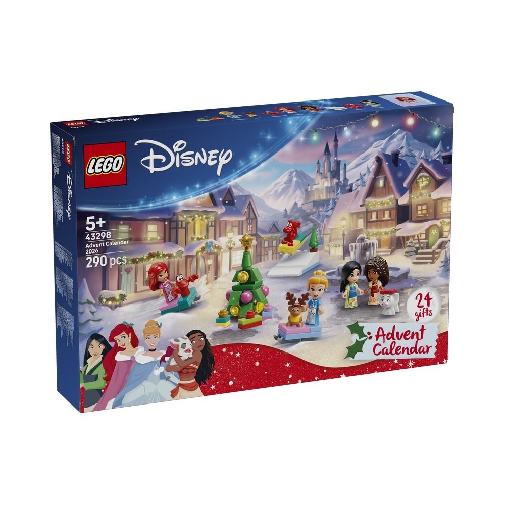 LEGO DISNEY - PRINCESAS CALENDARIO DE ADVIENTO 2026, 43298, TIENDA CON LICENCIA OFICIAL, JUGUETES, PELÍCULA, LADRILLOS, BRICKS, PIEZAS, BLOQUES, ÁRBOL DE NAVIDAD, DECORACIÓN NAVIDEÑA - 1