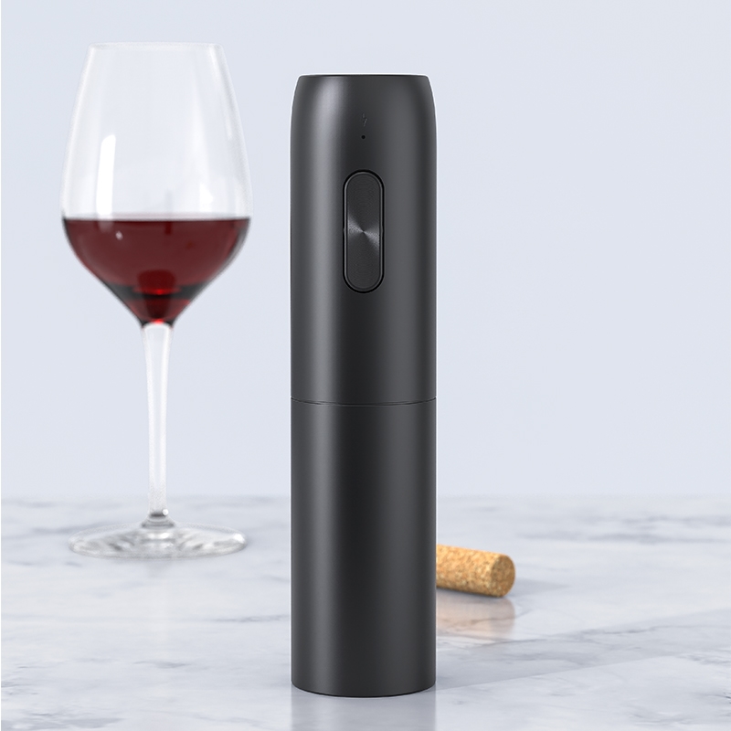 Kit Eléctrico para Abrir Botellas de Vino Kolitong (Caja Regalo Elegante) | Abridor Un Toque + 6 Piezas de Utensilios de Vino | Base Portátil · Inoxidable Profesional · Ideal para Hogar y Fiestas KP3-372203A - 1