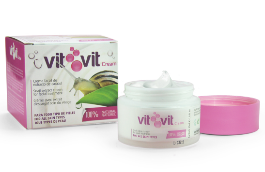 Crema Facial de Noche con Baba de Caracol VIT VIT 50 ml | Hidratante y Nutritiva para Todo Tipo de Pieles | Diet Esthetic - 1