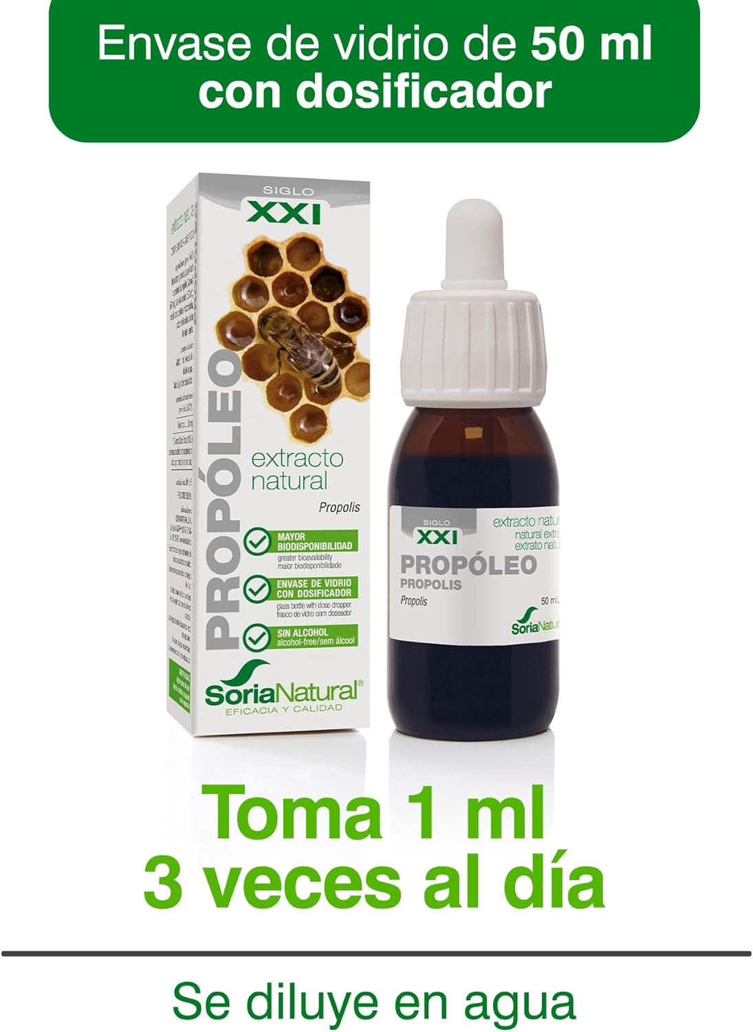 Soria Natural - Extracto de Propóleo (Pack2) - 50 ml - 1