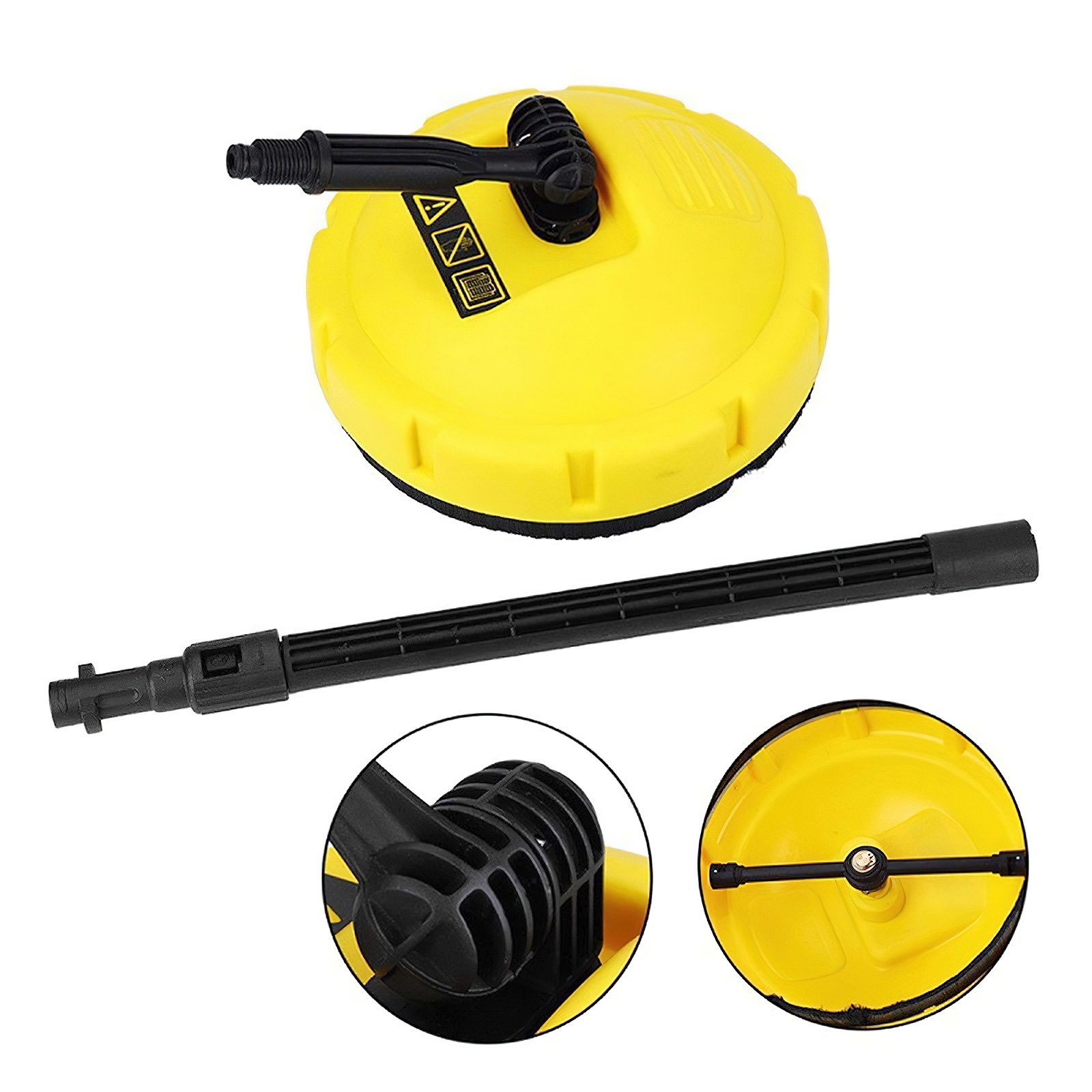 Lavadora de alta presión para cubierta, limpiador de pared y Patio, limpieza de superficies, cepillo para suelo de coche, chorro giratorio con cepillo para Karcher serie K - 1