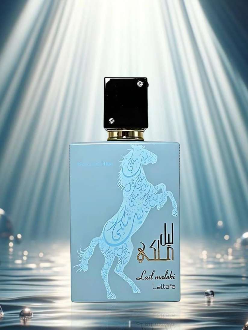 Lattafa Lail Maleki Moroccan Blue Eau de Parfum 100 ml – Perfume Árabe Unisex, Fragancia Oriental, Larga Duración - 1