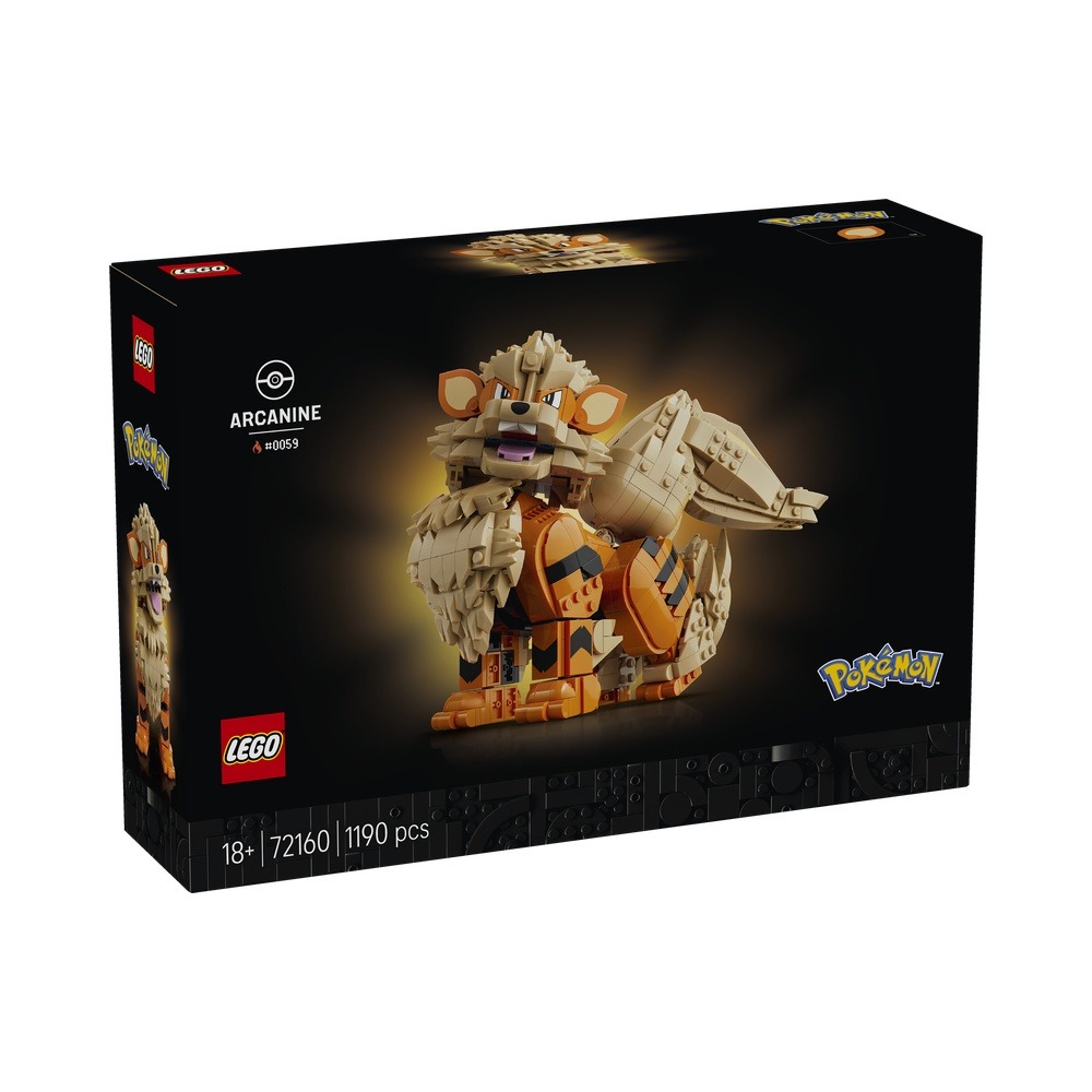 LEGO POKÉMON - ARCANINE, 72160, TIENDA CON LICENCIA OFICIAL, JUGUETES, PELÍCULA, LADRILLOS, BRICKS, PIEZAS, BLOQUES, VIDEOJUEGO - 1