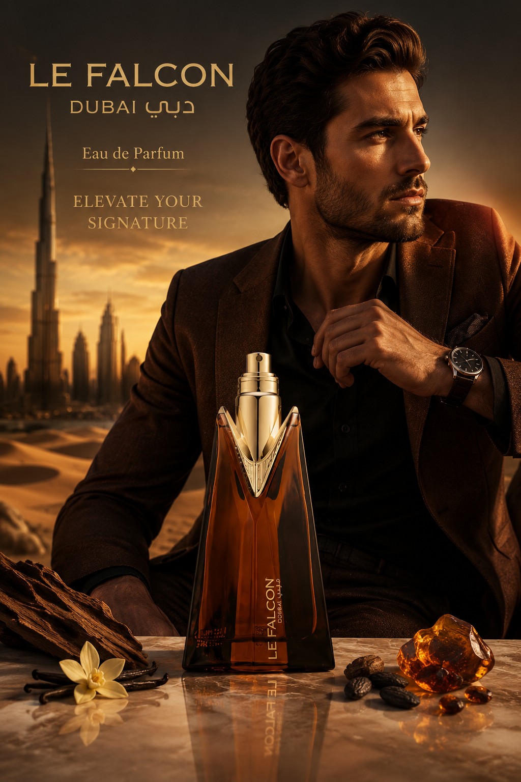 Le Falcon Dubai French Avenue Eau de Parfum 100 ml · Oriental Ahumado con Incienso y Azafrán — oferta en Miravia