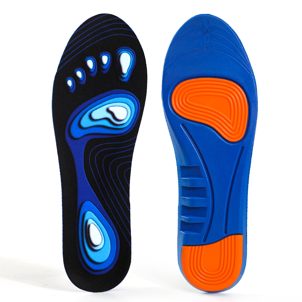 Plantillas Deportivas Elásticas Memory Plantilla Silicona Suave Transpirable Almohadilla Zapato Talla 34-45 - 1