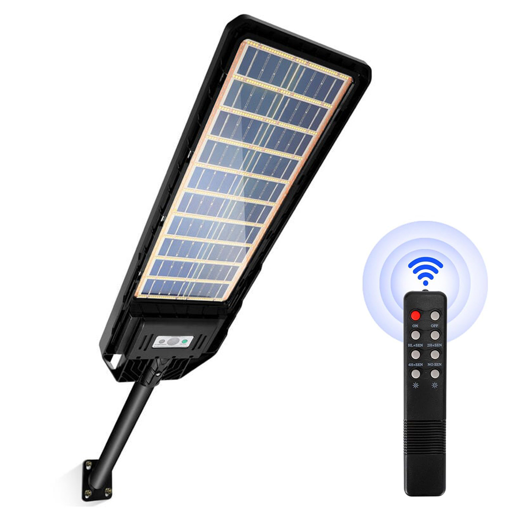 Farola solar led 400W de alto rendimiento ip68 | Foco con sensor de movimiento y crepuscular | Suministros Castro - 1