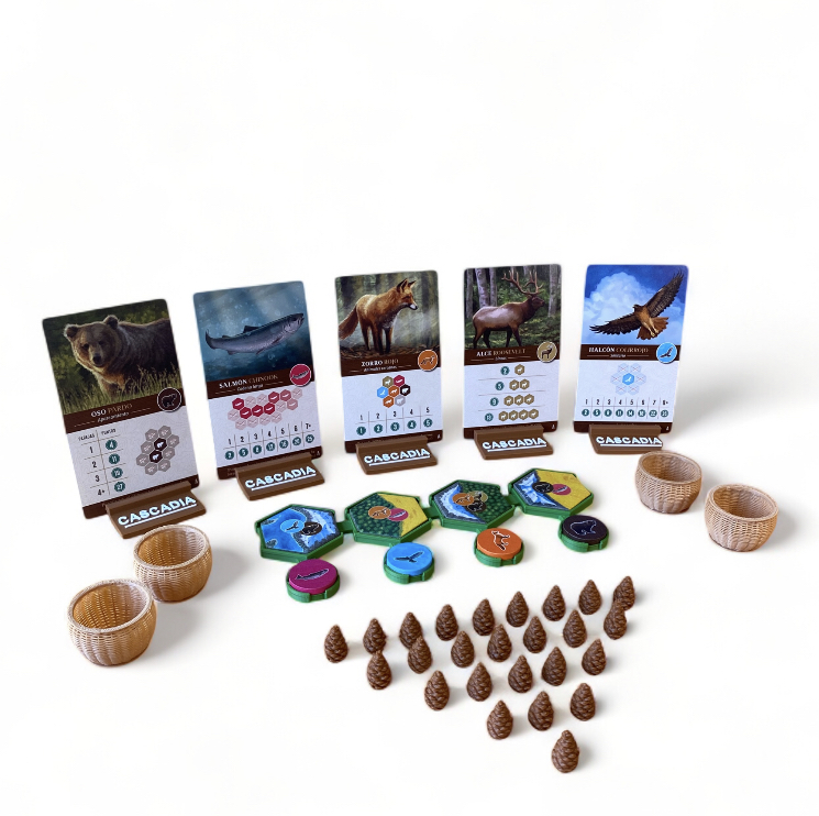 Cascadia & Landmarks Juego de Mesa - Pack de Mejora Deluxe [x52] - La Cocina 3D - 1