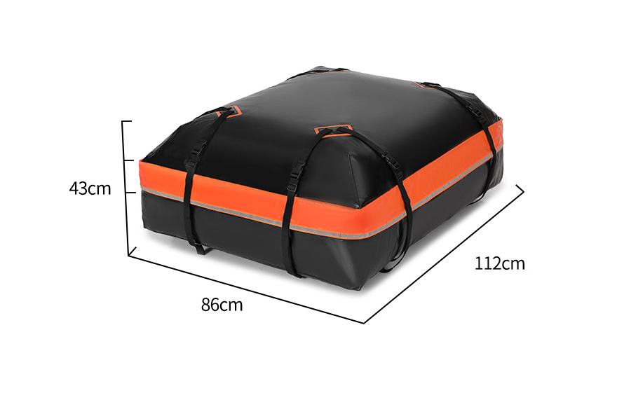 Bolsa de techo impermeable, portaequipajes superior with Alphabet antideslizante y Candado para equipamiento.Bolsa de equipamiento para Techo de Automóvil con Voltaje de 15 pies cúbicos, Bolsa imperable para Techo de Automóvil - 1