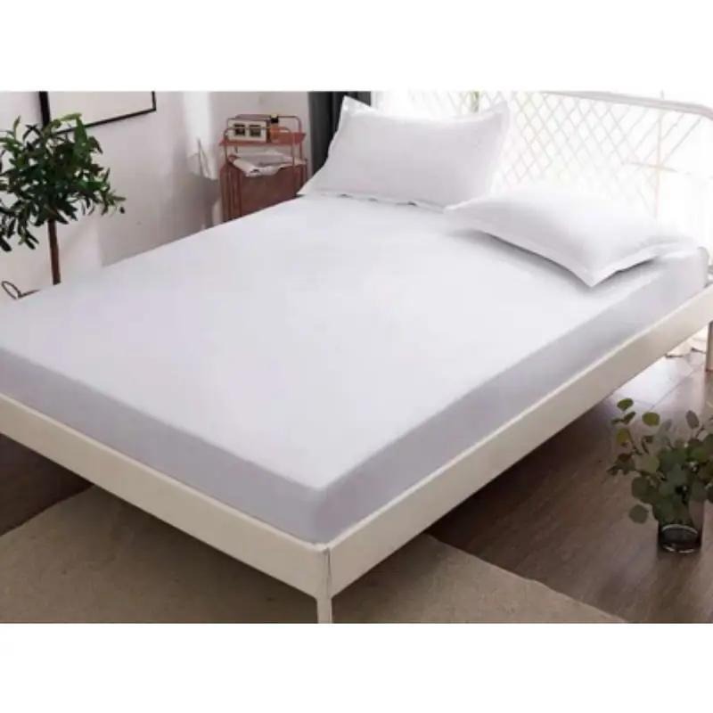 Sábana Bajera Ajustable de Poliéster – Cama 90 a 180 cm, Bolsillo Profundo 25 cm - 1