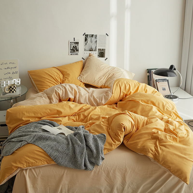 Juego de Funda Nórdica 4 Piezas de Alta Calidad Ropa de Cama, Tejido de Algodón, Tacto Extra Suave, Varios Tamaños Disponible - 1
