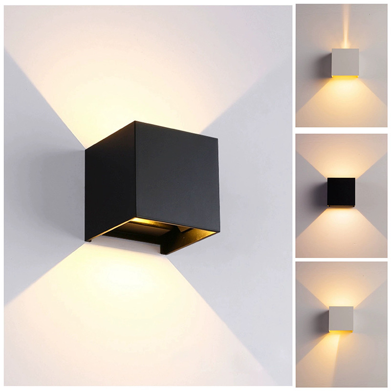 4 Luces de la comparación del Paquete 6W with El Ángelo de haz ajustable 3000K Caliente Las Negras impermeables Blacas de la comparación Ip65 - 1