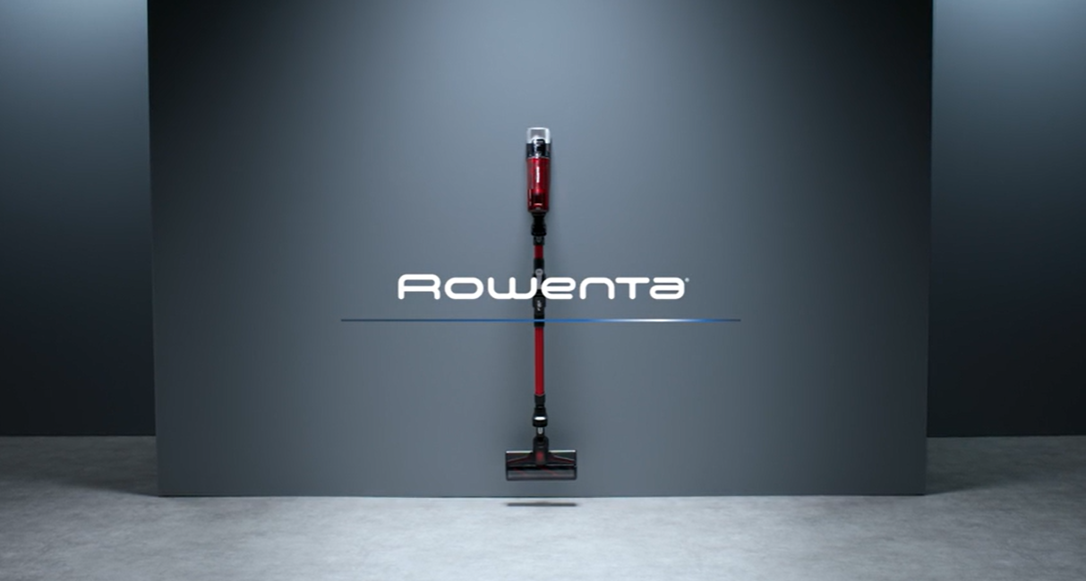 Rowenta Xforce Flex 9.60 Allergy – Aspirador escoba sin cable, 200 W, tubo Flex, pantalla Smart Control, todo tipo de suelos, sistema visión Power Led, gatillo boost, filtra hasta el 99,9%, RH2038WO - 1
