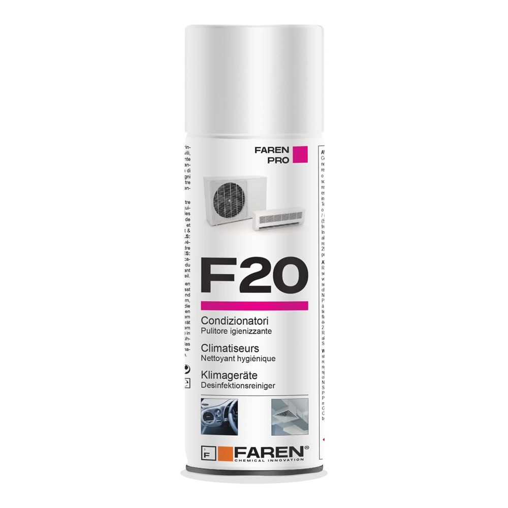 Faren F20 Limpiador higienizante desinfectante para aire acondicionado y climatizadores | Spray 400ml - 1