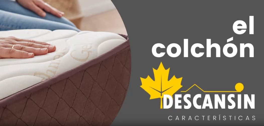 Colchon Visco Alta Firmerza Descansin, Ideal para Personas con Dolores de Espalda, Premium, Tejido Transpirable y Antiacaros. - 1