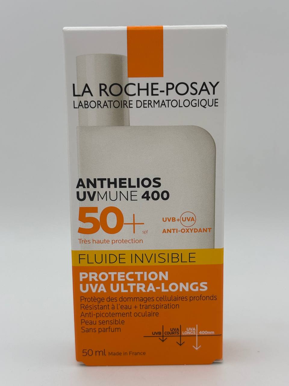 La Roche-posay UVmune 400 Fluide Invisible SPF50+ Sans Parfum 50 ml - 1