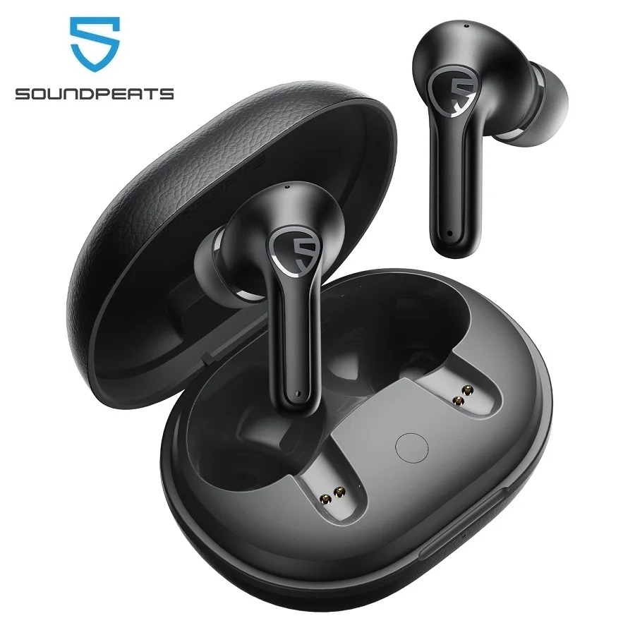 SoundPEATS T3 Pro Auriculares Inalámbricos – Bluetooth 5.4 con Cancelación Activa de Ruido, 4 Micrófonos, Controladores de 12 mm y Conexión Multipunto - 1