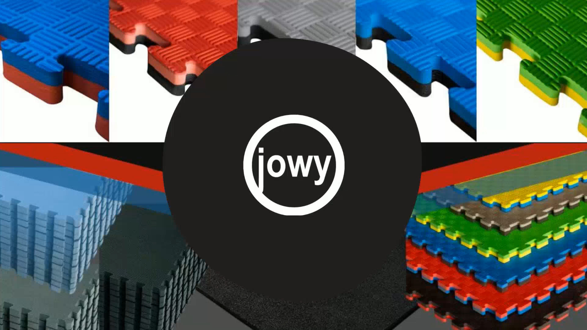 JOWY Tatami Puzzle 1x1m 4cm · Goma EVA Reversible· Modelo 5 líneas · Esterilla Artes Marciales, Fitness y Suelo Tatami Japonés · Varios Colores - 1