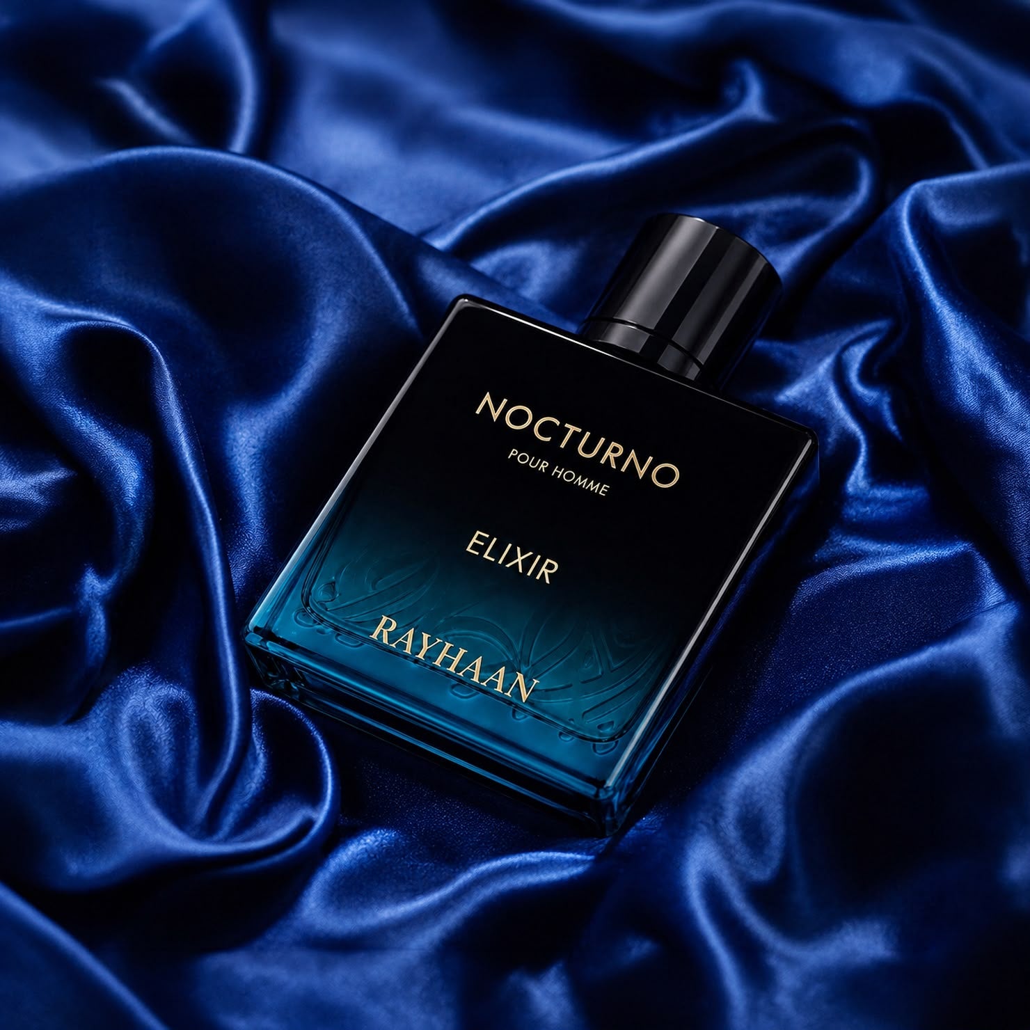 Nocturno Elixir de Rayhaan – Eau de Parfum Masculino 100 ml | Ámbar Amaderado Fresco y Sofisticado — oferta en Miravia