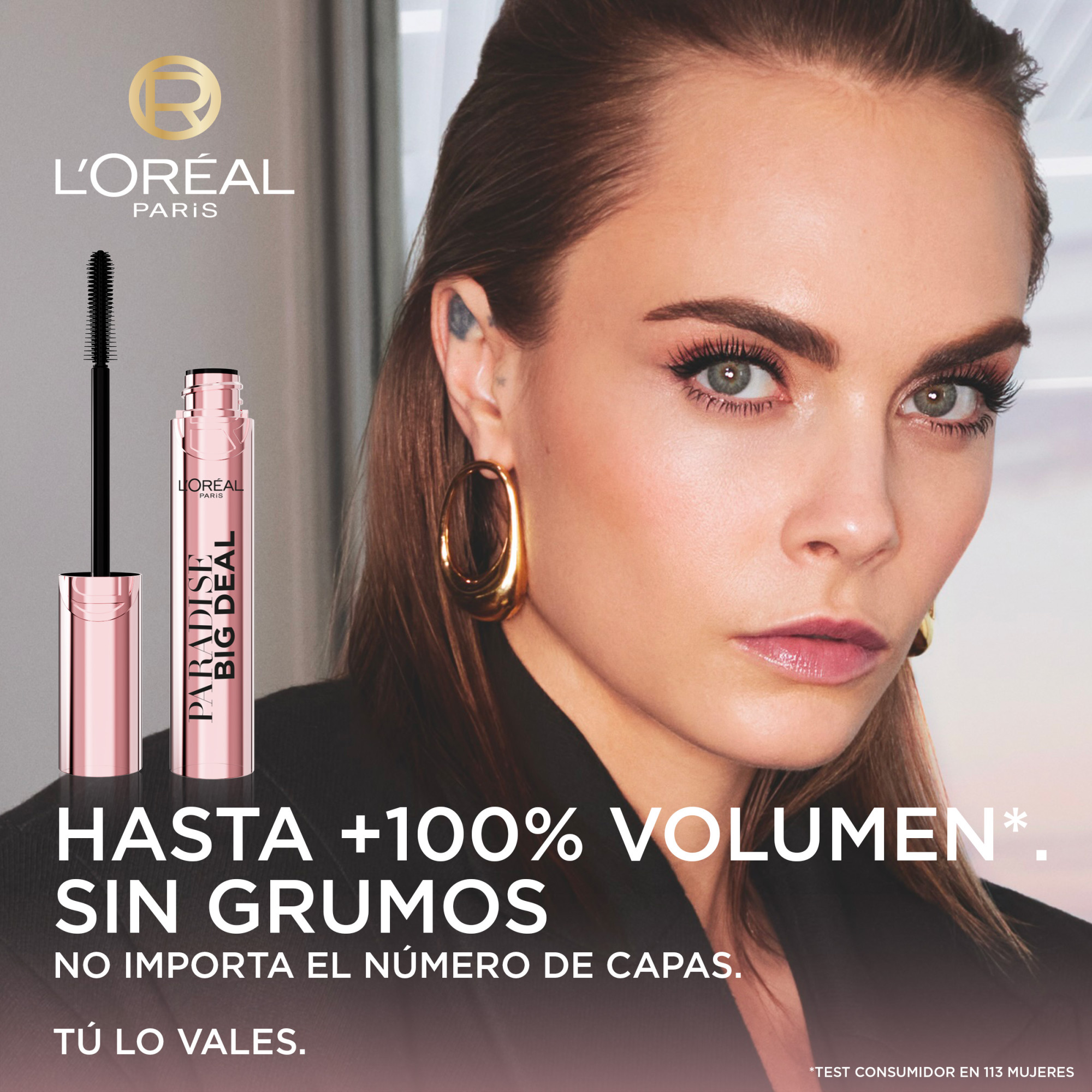 L'Oréal Paris | Pack Infaillible Laque Resistance - Pintalabios líquido de larga duración tono 215 Drunk In + Paradise Big Deal Máscara de Pestañas Volumen y longitud - 1
