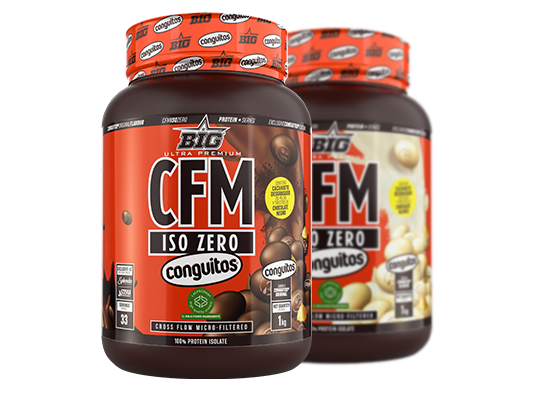 BIG CFM ISO ZERO 1 KG CONGUITOS CHOCOLATE NEGRO - AISLADO DE PROTEÍNA DE SUERO - 1