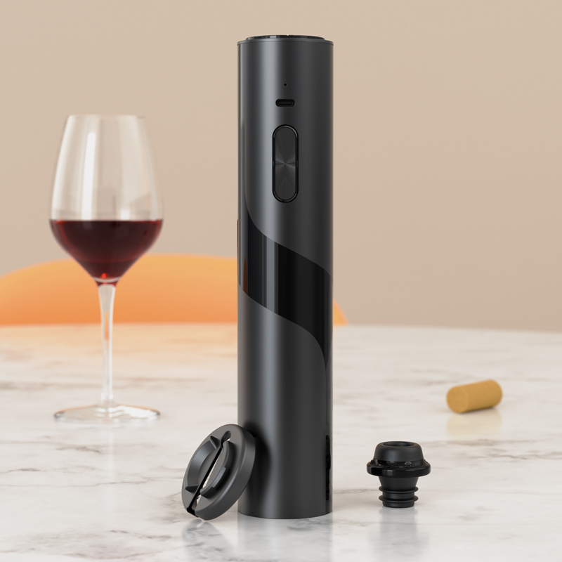 Kit de Abridor Eléctrico Kolitong ( Elegante y Inteligente Automático) | Abre Botellas con un Toque · Incluye 4 Utensilios de Vino | Ideal para Hogar y Regalos KPS-372301A - 1