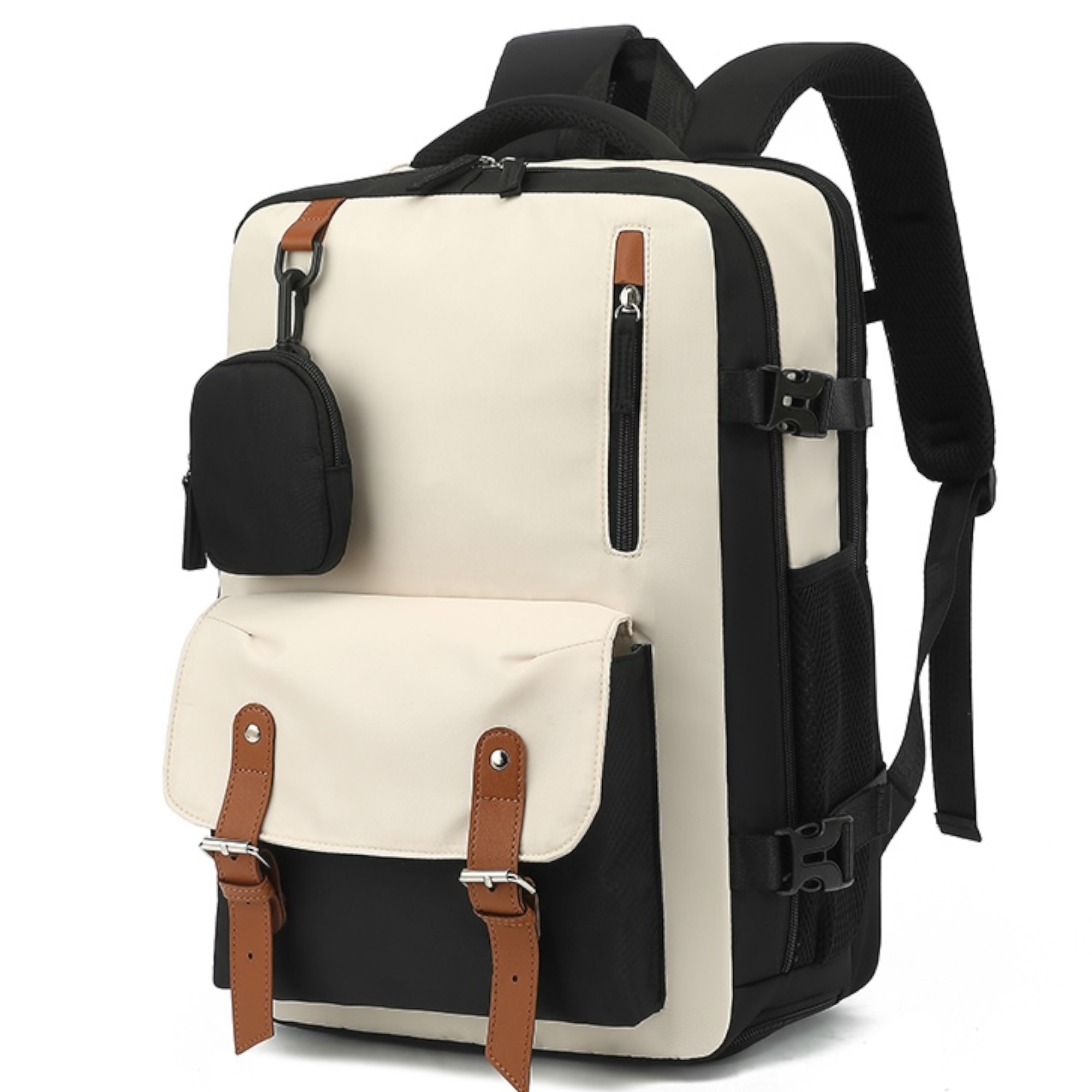 Mochila de Viaje para Cabina de Avion 43x30x18 para Vuelo Barato, Equipaje de Mano y Espaciosa con Compartimento para Zapatos y Mochila Antirrobo Multifuncional para Viajes 266 - 1
