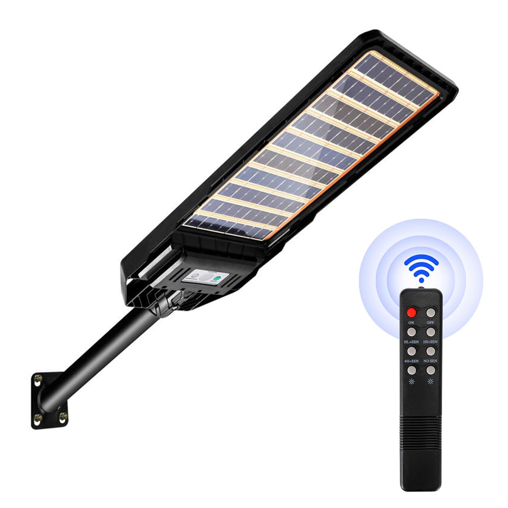 Farola solar led 300W de alto rendimiento ip68  Foco con sensor de movimiento y crepuscular | Suministros Castro - 1