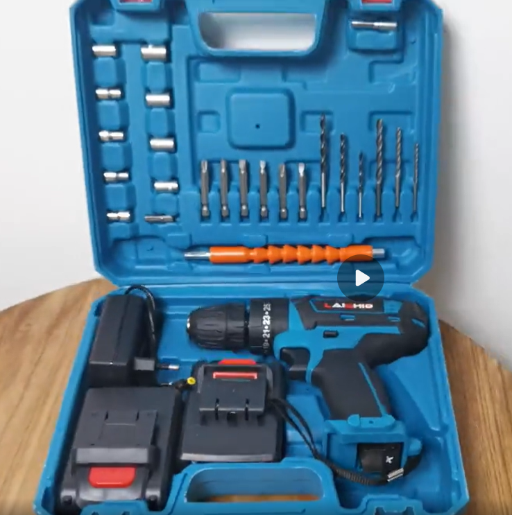 28V Cordless Impact Drill Electric Screwdriver Electric Hammer Drill Mini Wireless Hand Drill Lithium-Ion Battery Power Tools Perfect for Christmas Gifts - 1