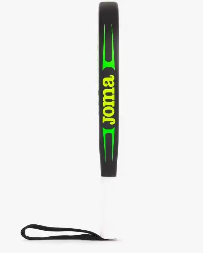 Pala de Pádel Joma Master Negra y Verde Fluor de Fibra de Carbono 1K Nivel Avanzado. Pala de padel Joma. De regalo un overgrip Pro-elite. Pala de padel para hombre, pala de padel para mujer. Pala de padel Joma Master. - 1