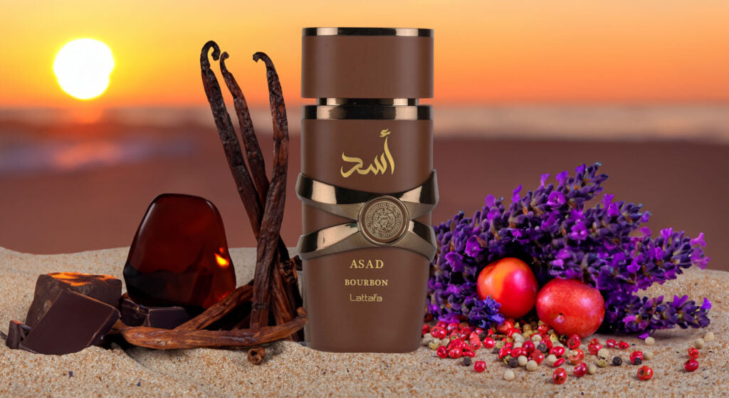 Lattafa Asad Bourbon Perfume para Hombre 100 ml – Aroma Árabe, Amaderado y Especiado, Larga Duración, 100% Original - 1