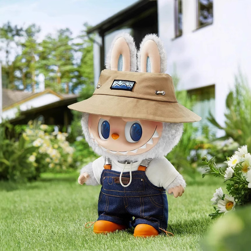 Llavero LABUBU, llavero colgante muñeca esmaltada Kasugino,blue - 1
