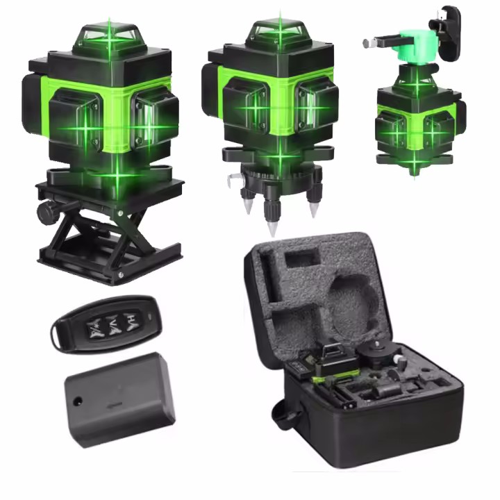 Nivel láser de 16 líneas 4D, máquina autonivelante de 3 °, herramienta de nivelación de batería recargable por USB, niveles horizontales y verticales ﻿Nivel lazer - 1
